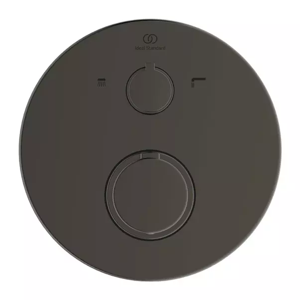 Baterie cada - dus incastrata Ideal Standard Ceratherm T100 gri Magnetic Grey fara corp ingropat picture - 8