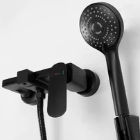 Baterie cada - dus Rea Berg monocomanda negru cu set de dus picture - 6