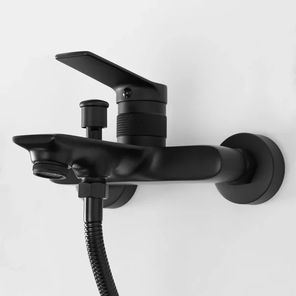 Baterie cada - dus Rea Viral monocomanda negru cu set de dus picture - 4