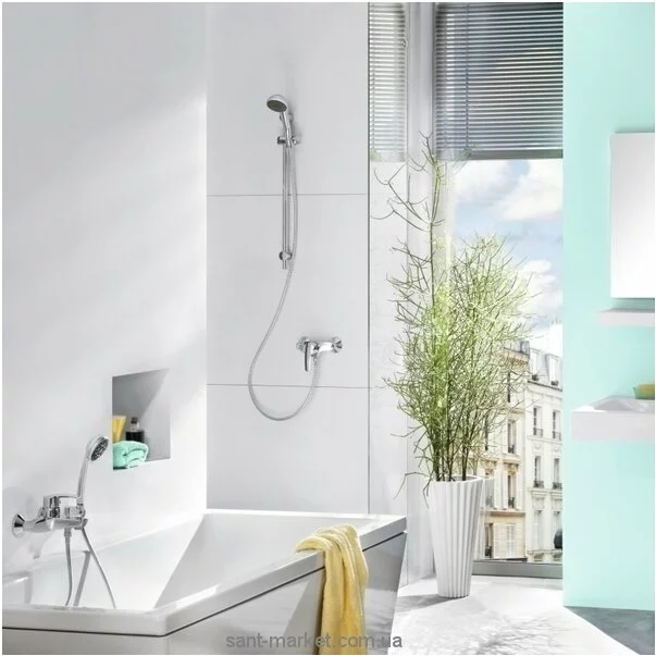 Baterie cada - dus Grohe BauEdge crom picture - 5