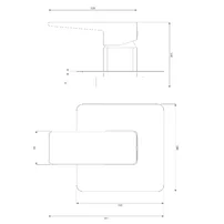 Baterie dus incastrata Omnires Parma negru cu corp ingropat picture - 2
