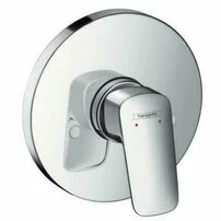 Baterie dus incastrata Hansgrohe Logis crom lucios