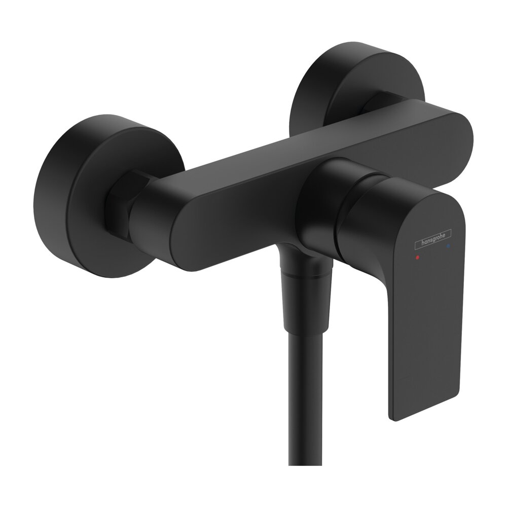 Baterie dus Hansgrohe Rebris E monocomanda negru mat Baterie dus Hansgrohe Rebris E monocomanda negru mat