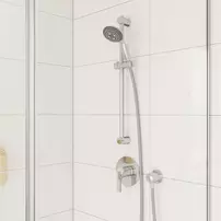 Baterie dus incastrata Grohe Start crom lucios cu corp ingropat picture - 2