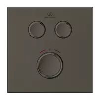 Baterie dus incastrata Ideal Standard Ceratherm Navigo patrata fara corp ingropat gri Magnetic Grey picture - 7