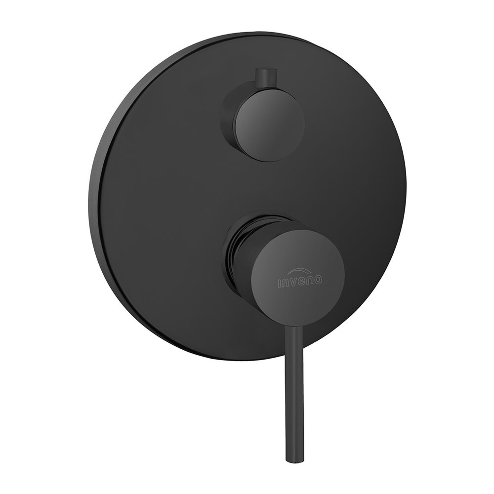 Baterie dus incastrata Invena Dafni 2 functii negru mat Invena
