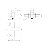 Baterie dus Omnires Parma crom/alb picture - 2