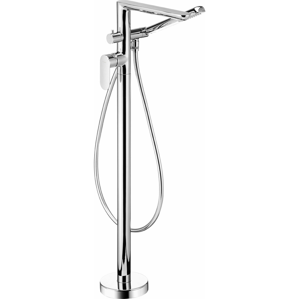 Baterie freestanding cada cu set de dus Deante Alpinia crom Alpinia