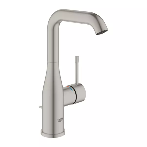 Baterie lavoar Grohe Essence L cu ventil Pop-Up crom periat Supersteel picture - 2