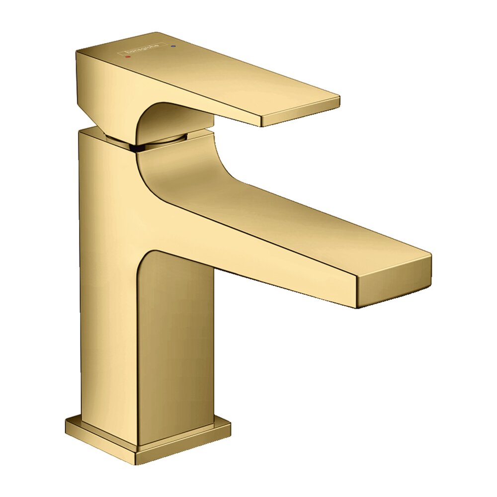 Baterie lavoar Hansgrohe Metropol 100 cu ventil Push-Open auriu lucios Baterie lavoar Hansgrohe Metropol 100 cu ventil Push-Open auriu lucios