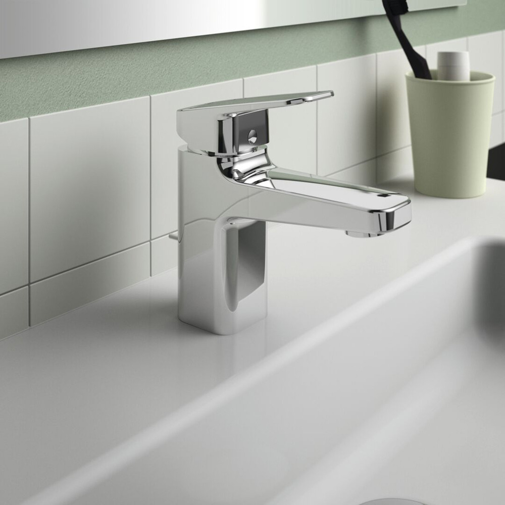 Baterie lavoar Ideal Standard Ceraplan H75 BlueStart finisaj crom lucios cu ventil Baie
