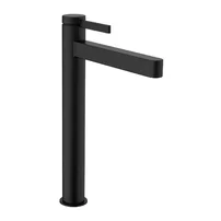Baterie lavoar inalta Hansgrohe Finoris 260 cu ventil Push-Open negru mat