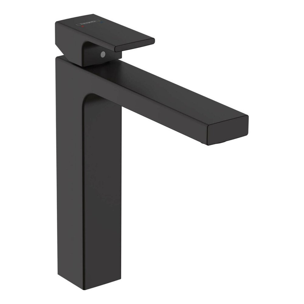 Baterie lavoar inalta Hansgrohe Vernis Shape 190 negru mat cu ventil pop-up 190