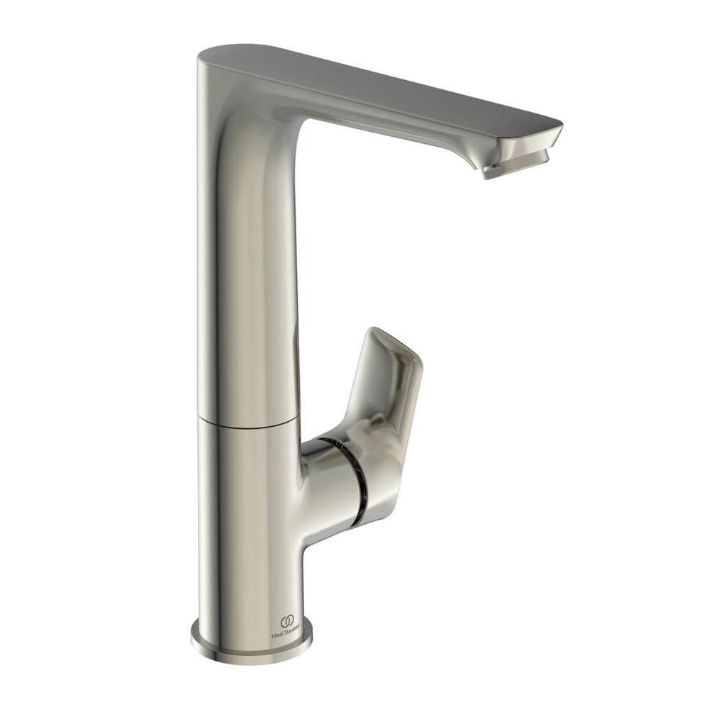 Baterie lavoar inalta Ideal Standard Connect Air argintiu Silver Storm cu pipa rotativa Air