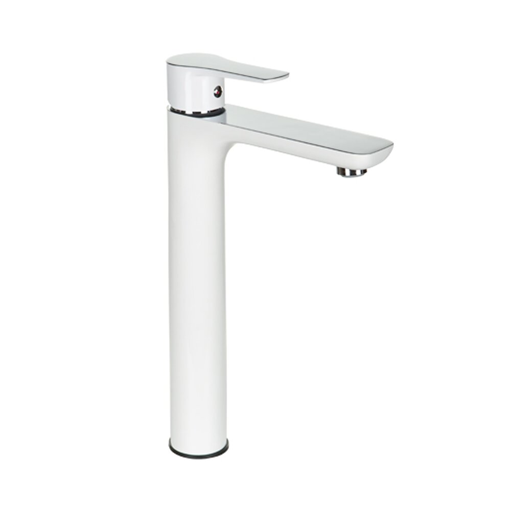 Baterie lavoar inalta Valvex Dali White monocomanda alb – crom lucios Baterie lavoar inalta Valvex Dali White monocomanda alb – crom lucios