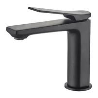 Baterie lavoar Invena Neri monocomanda negru mat