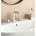 Baterie lavoar Kludi Pure&Solid din 3 elemente cu ventil metalic crom lucios picture - 2