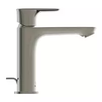 Baterie lavoar tip Grande Ideal Standard Connect Air argintiu Silver Storm cu ventil metalic picture - 3