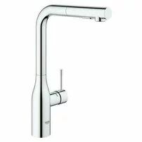 Baterie bucatarie Grohe Essence New inalta cu dus extractabil