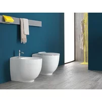 Bideu stativ Hatria Le Fiabe Back-to-Wall alb picture - 6