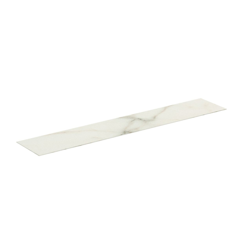 Blat ceramic pentru lavoar Ideal Standard Atelier Conca finisaj alb marmura 200 cm Blat ceramic pentru lavoar Ideal Standard Atelier Conca finisaj alb marmura 200 cm
