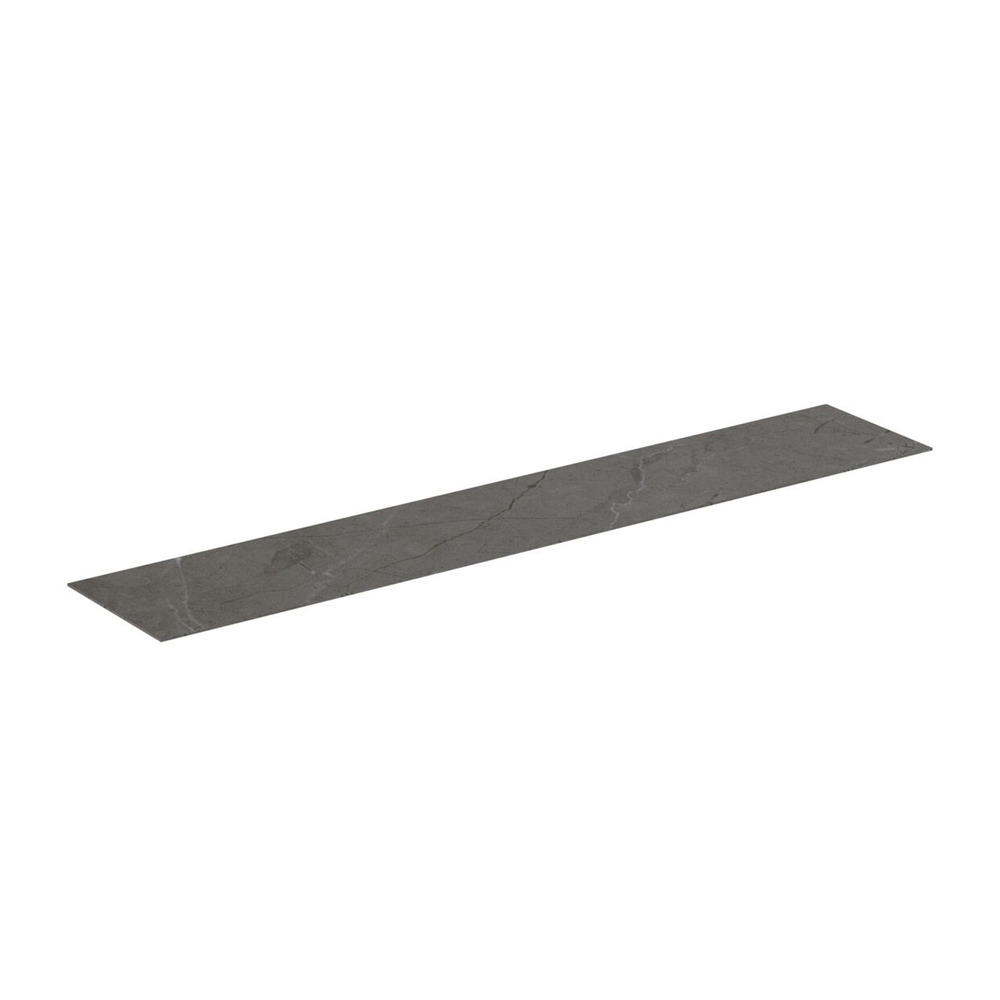 Blat ceramic pentru lavoar Ideal Standard Atelier Conca finisaj gri deschis 200 cm Blat ceramic pentru lavoar Ideal Standard Atelier Conca finisaj gri deschis 200 cm