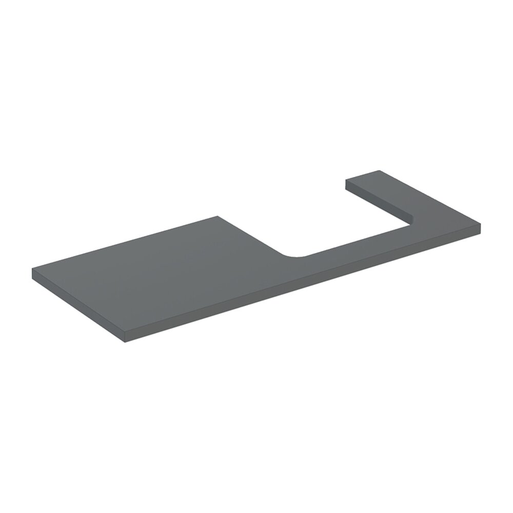 Blat pentru lavoar Geberit One cu decupaj in dreapta lava mat 120 cm Blat pentru lavoar Geberit One cu decupaj in dreapta lava mat 120 cm