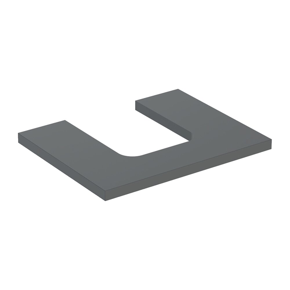 Blat pentru lavoar Geberit One cu decupaj in mijloc 60 cm lava mat Blat pentru lavoar Geberit One cu decupaj in mijloc 60 cm lava mat
