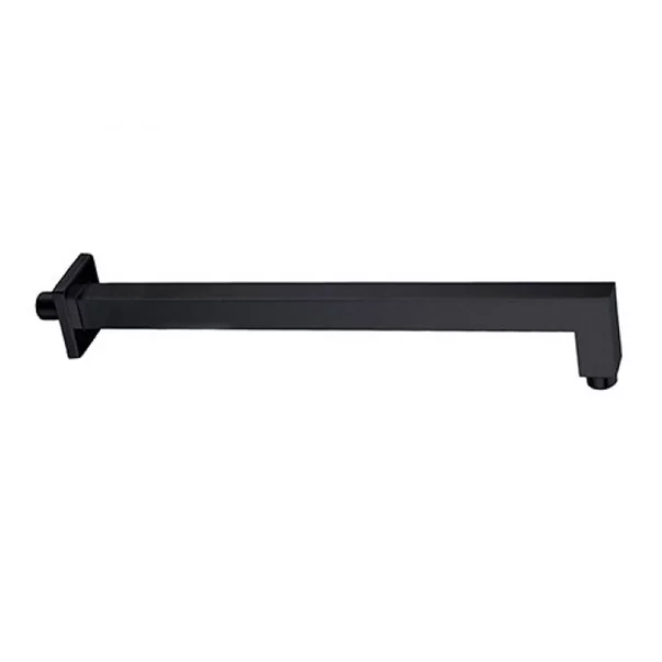 Brat de dus Valvex Kvadro Black 40 cm negru mat