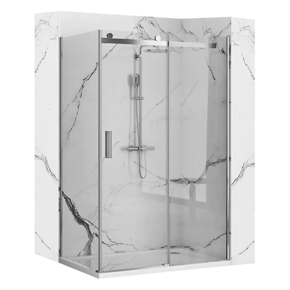 Cabina de dus dreptunghiulara Rea Nixon 80×150 crom dreapta neakaisa.ro