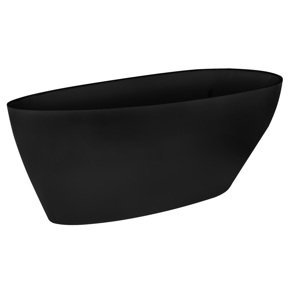 Cada freestanding neagra Besco Goya 160×70 cm negru lucios Besco imagine 2022
