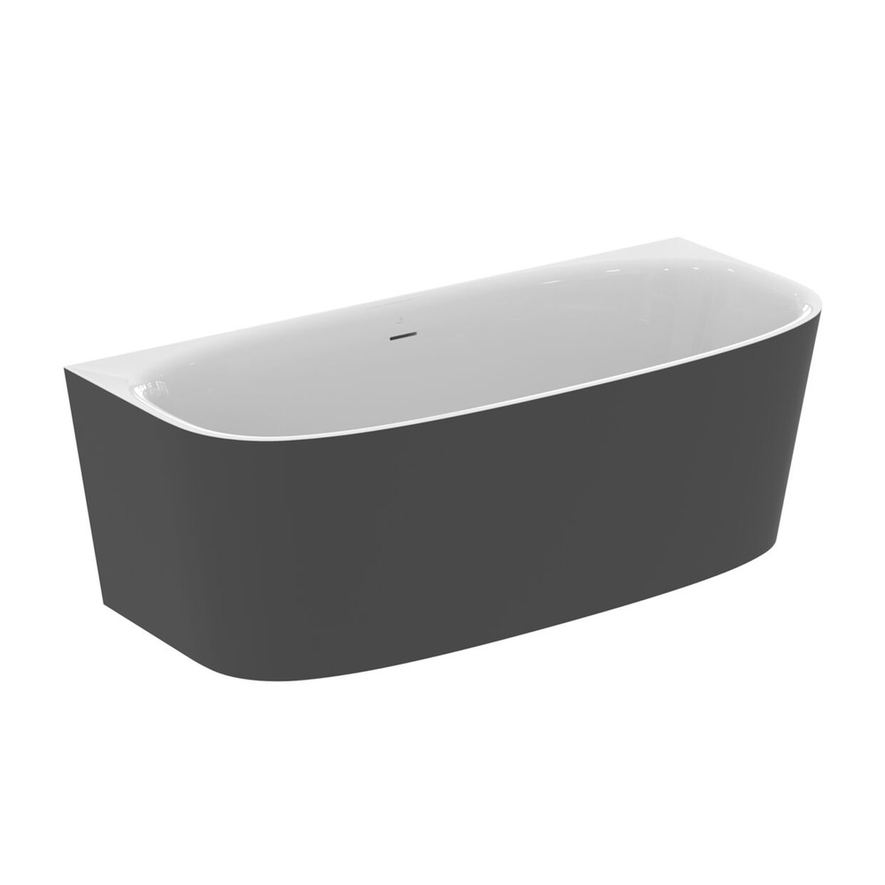 Cada freestanding Ideal Standard Atelier Dea BTW 180×80 cm alb – negru mat Ideal Standard