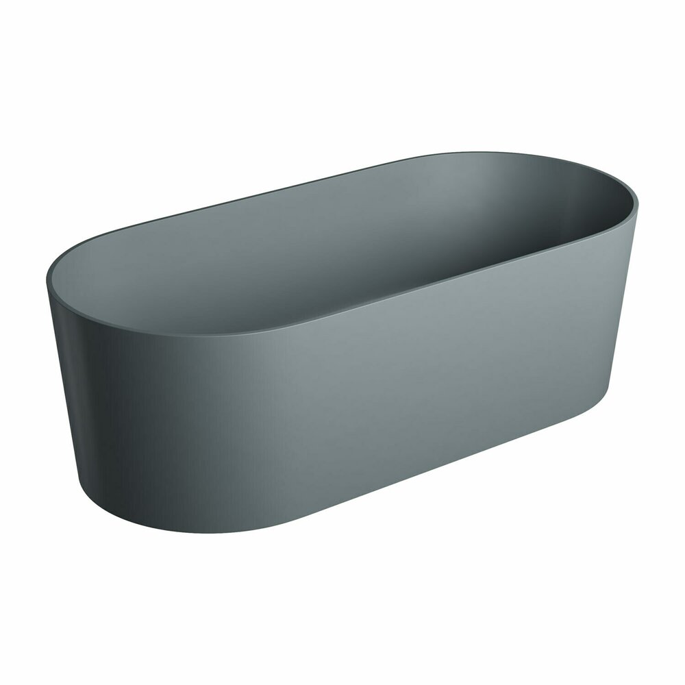 Cada freestanding Omnires Ovo M+ gri cenusiu 160×75 cm 160x75