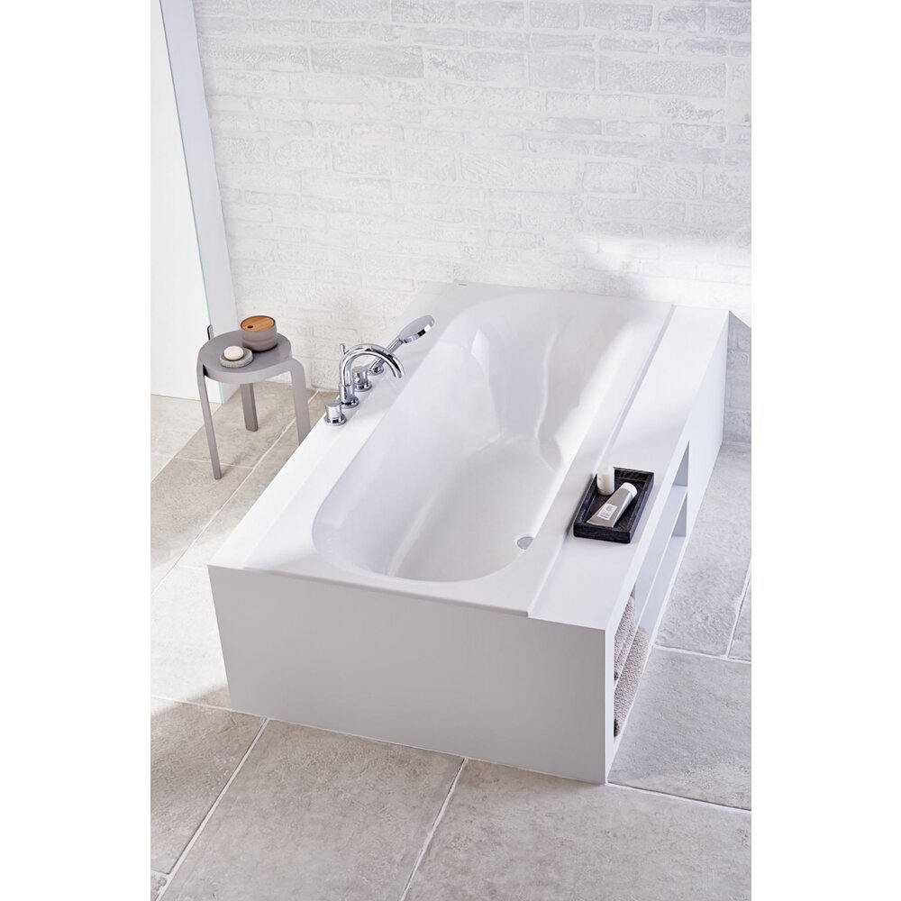 Cada rectangulara Geberit Soana duo 170×75 cm cu scurgere centrala neakaisa.ro