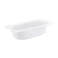 Cada rectangulara Grohe Essence 180x80 cm alb Alpine White