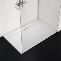 Cadita de dus dreptunghiulara Ideal Standard i.life Ultra Flat S alb pur 140x90 cm picture - 1