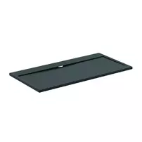 Cadita de dus dreptunghiulara Ideal Standard i.life Ultra Flat S negru intens 160x80 cm picture - 1