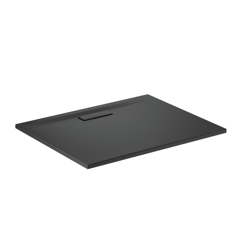 Cadita de dus dreptunghiulara Ideal Standard Ultra Flat New negru mat 100×80 cm Ideal Standard