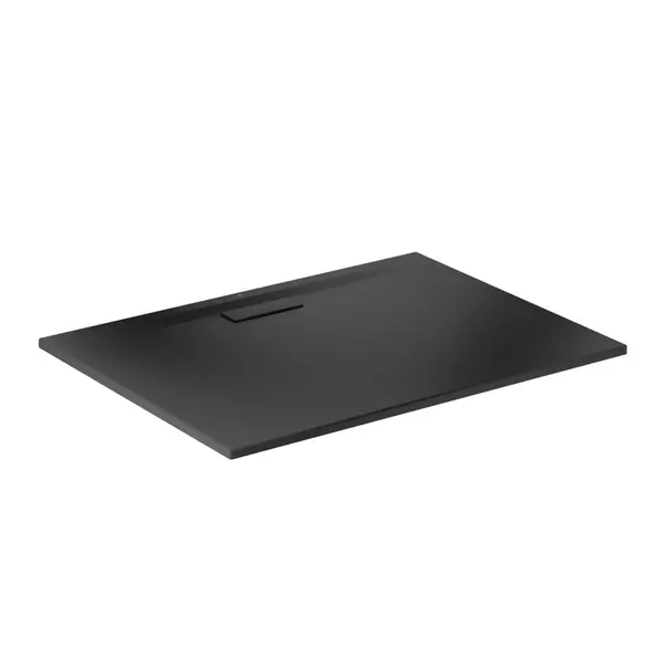 Cadita de dus dreptunghiulara Ideal Standard Ultra Flat New negru mat 120x90 cm