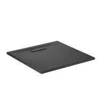 Cadita de dus patrata Ideal Standard Ultra Flat New negru mat 80x80 cm picture - 1