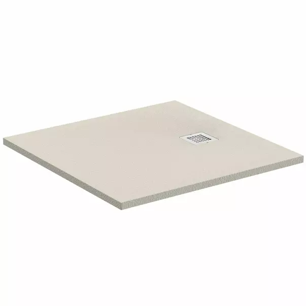 Cadita de dus patrata Ideal Standard Ultra Flat S 80x80 cm nisipiu