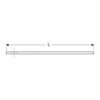 Cadita de dus rectangulara Geberit Olona alb 120x80 cm picture - 5