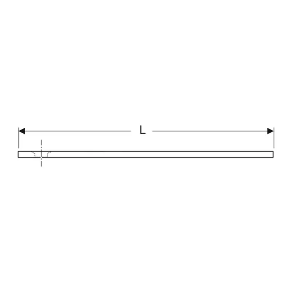 Cadita de dus rectangulara Geberit Olona alb 170x70 cm picture - 2