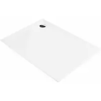 Cadita dus dreptunghiulara Deante Kerria Plus alb 100x90 cm