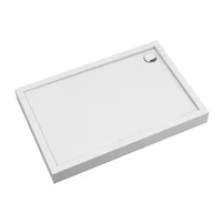 Cadita dus dreptunghiulara Omnires Camden alb 70x100 cm