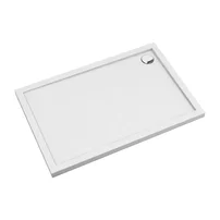 Cadita dus dreptunghiulara Omnires Merton alb 70x140 cm