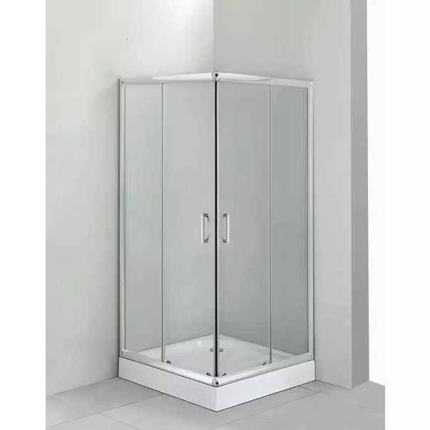 Cadita dus patrata Deante Funkia alb 80x80 cm picture - 3