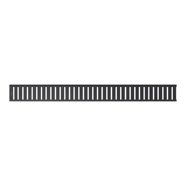 Capac pentru rigola de dus Alcadrain Pure Black 30 cm negru mat