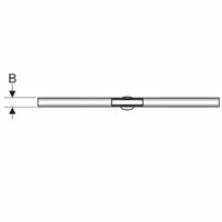 Capac pentru rigola Geberit CleanLine80 30-90 cm champagne picture - 5