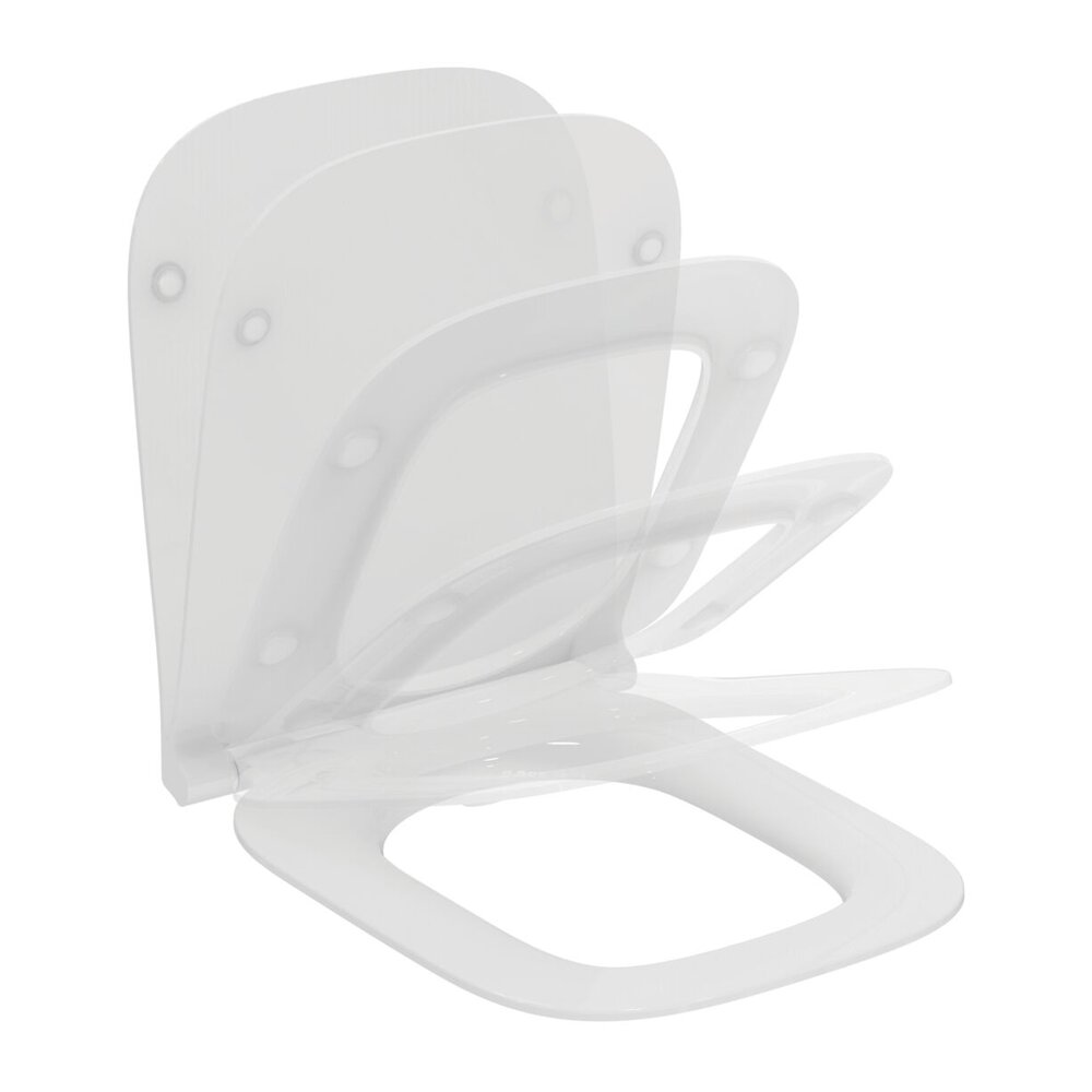 Capac WC softclose Ideal Standard i.life B alb slim Quick Release alb